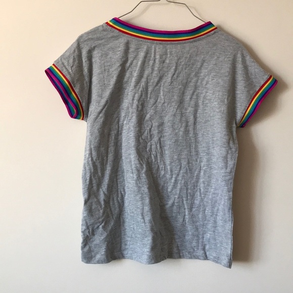 Grey and Rainbow Disney World Tee Shirt - Picture 4 of 4